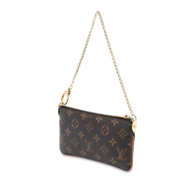 Louis Vuitton Monogram Pochette Milla MM Brown Good condition - Back View