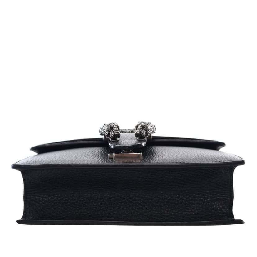 Gucci Small Leather Dionysus  Crossbody Black Leather Good condition - Inside View