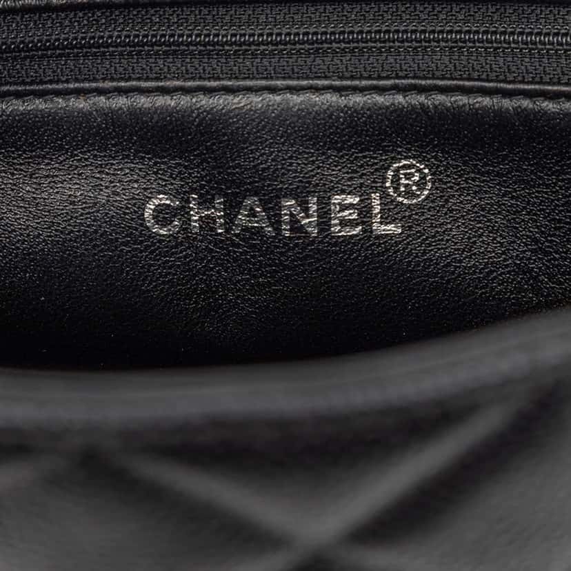 Chanel Caviar Medallion Tote Black Leather Good condition - Box View