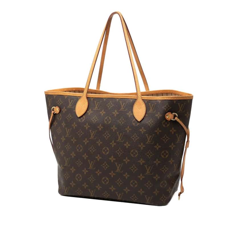 Louis Vuitton Monogram Neverfull MM Brown Good condition - Back View