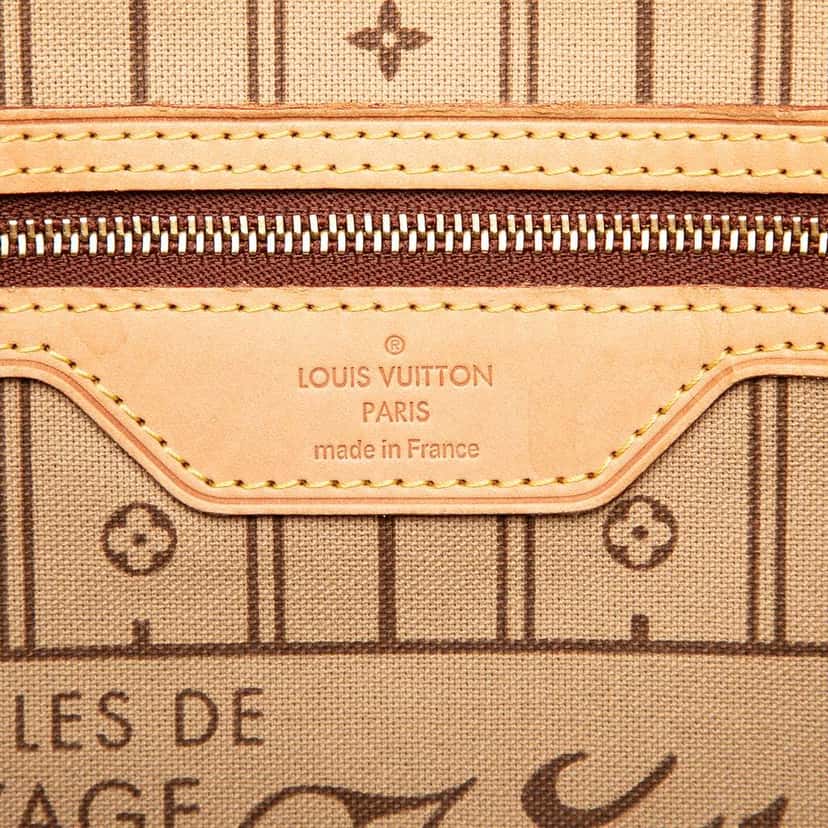 Louis Vuitton Monogram Neverfull MM Brown Good condition - Box View