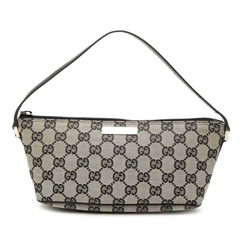 Gucci GG Canvas Boat Brown Canvas Very good condition - Front View