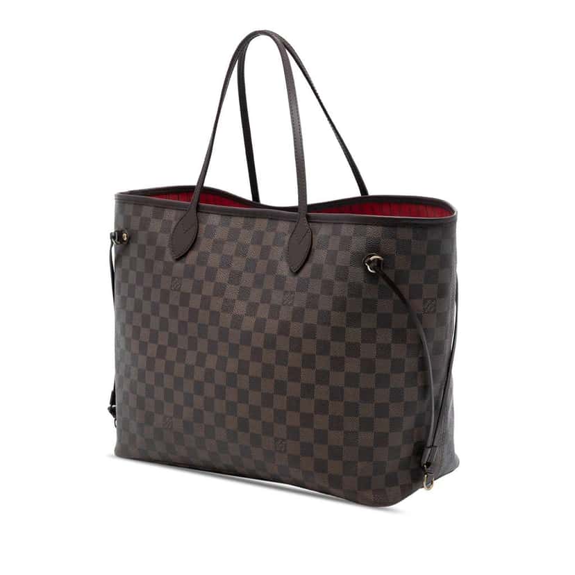 Louis Vuitton Damier Ebene Neverfull GM Brown Very good condition - Back View