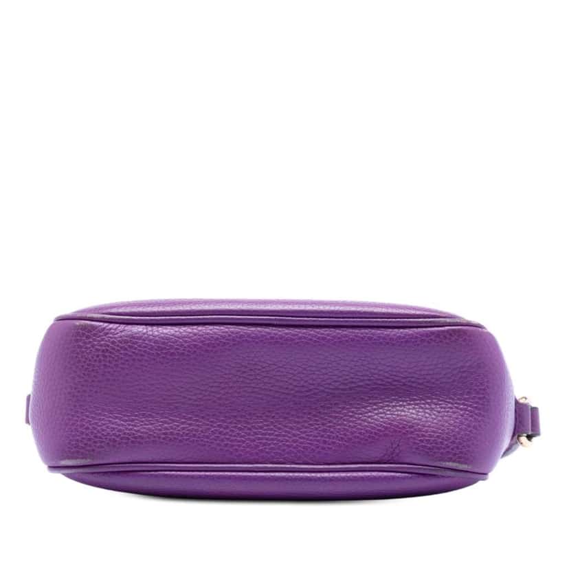 Gucci Leather Soho Disco Crossbody Purple Leather Very good condition - Inside View