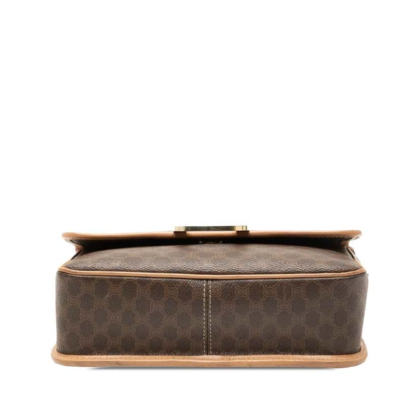 Celine Macadam Coated Canvas Crossbody Brown Canvas Good condition - Inside View