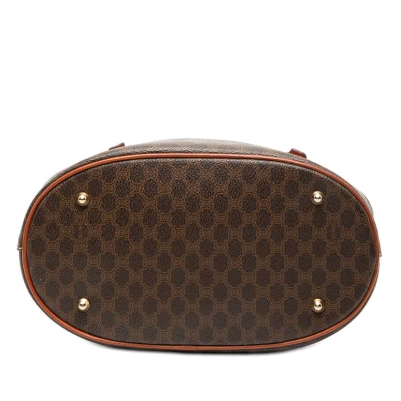 Celine Macadam Coated Canvas Tote Brown Canvas Good condition - Inside View