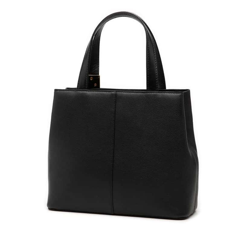 Burberry Leather Tote Black Leather Good condition - Back View