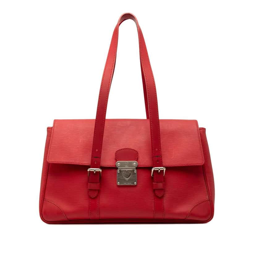 Louis Vuitton Epi Segur MM Red Leather Very good condition - Front View