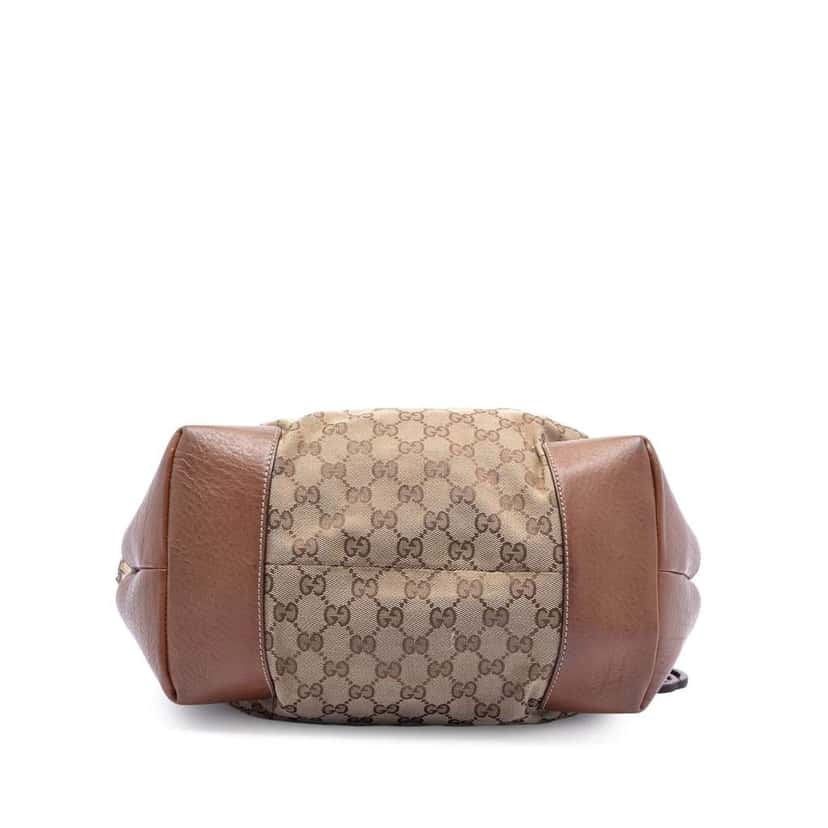 Gucci Large GG Canvas GG Charm Tote Brown Canvas Very good condition - Inside View