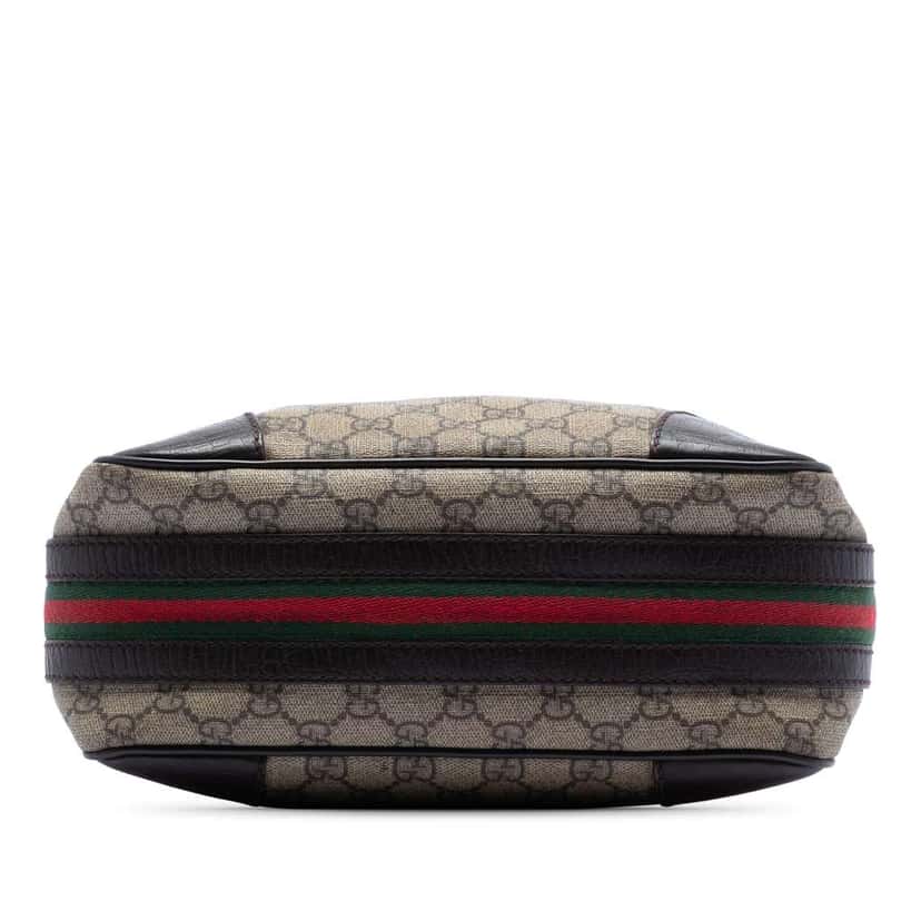 Gucci GG Supreme Web Crossbody Brown Canvas Very good condition - Inside View