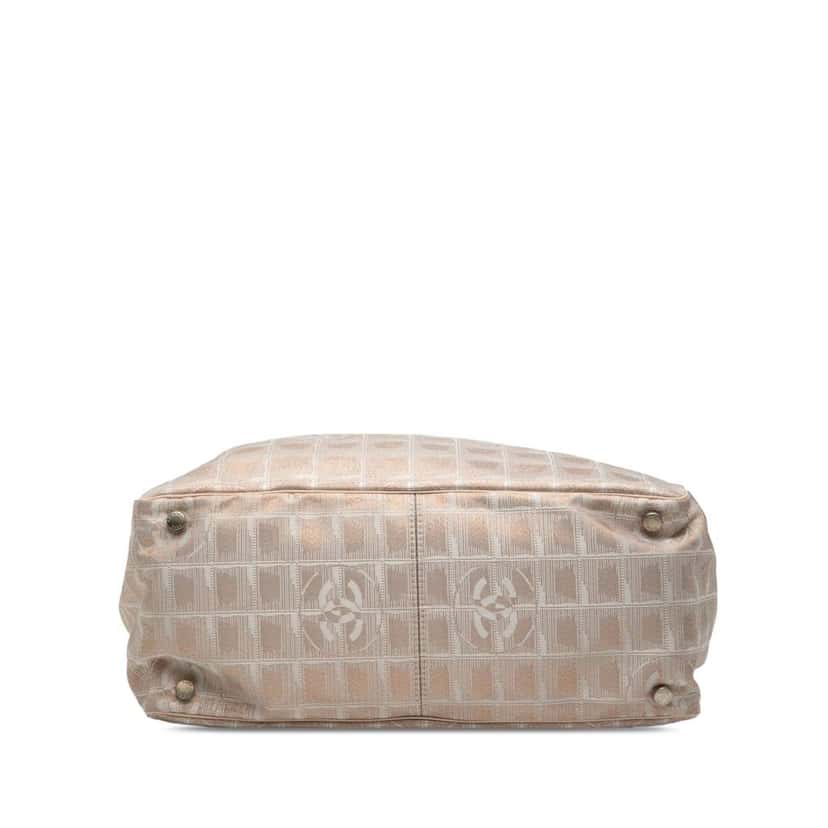 Chanel New Travel Line Nylon Tote Brown Good condition - Inside View