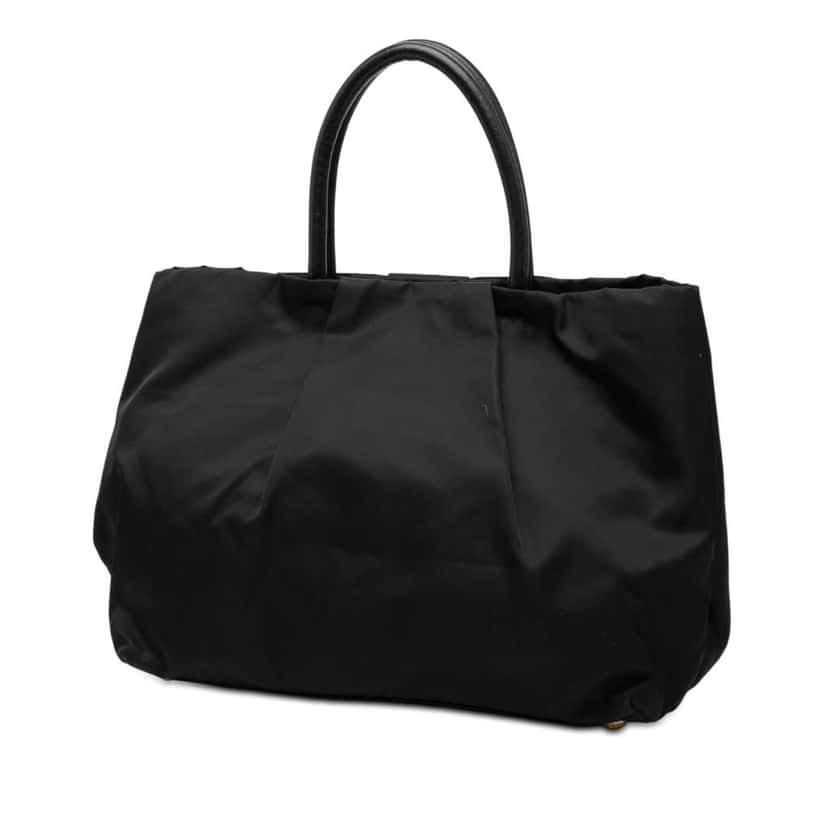 Prada Tessuto Fiocco Bow Tote Black Very good condition - Back View