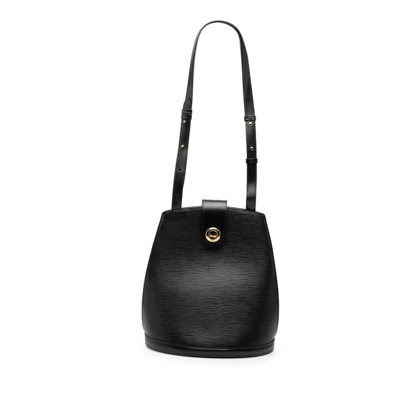 Louis Vuitton Epi Cluny Black Leather Good condition - Front View