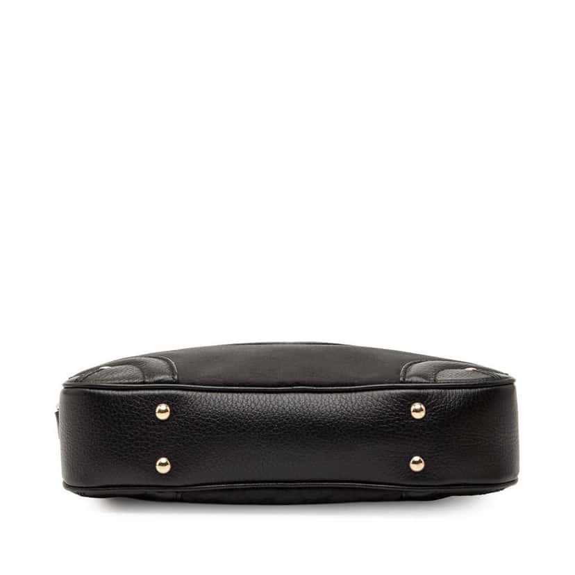 Gucci GG Nylon Crest Shoulder Bag Black Very good condition - Inside View