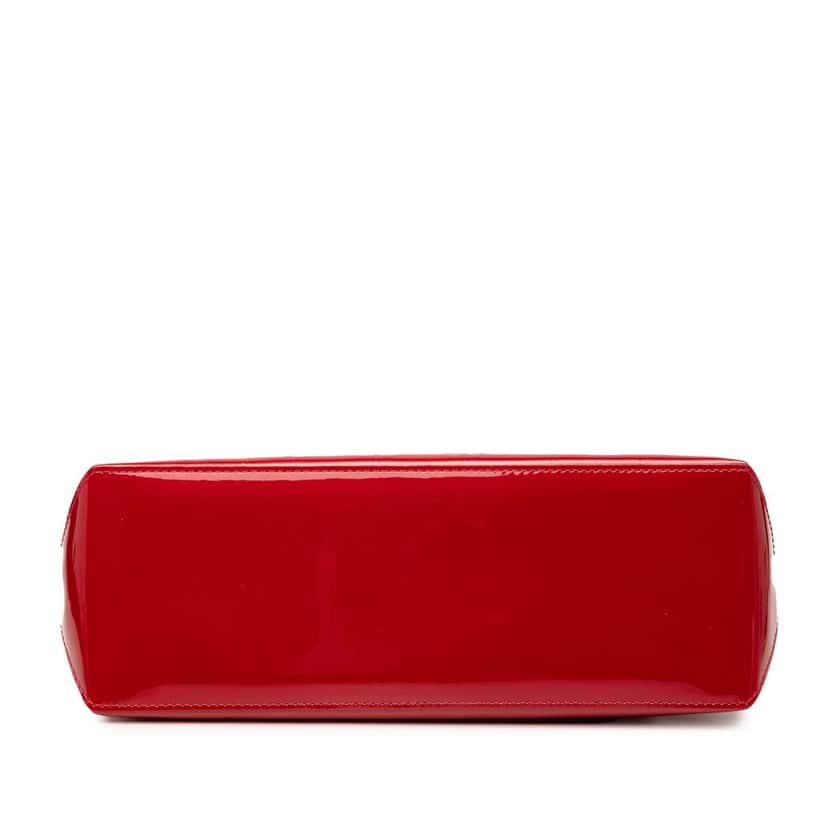 Louis Vuitton Monogram Vernis Wilshire PM Red Leather Good condition - Inside View