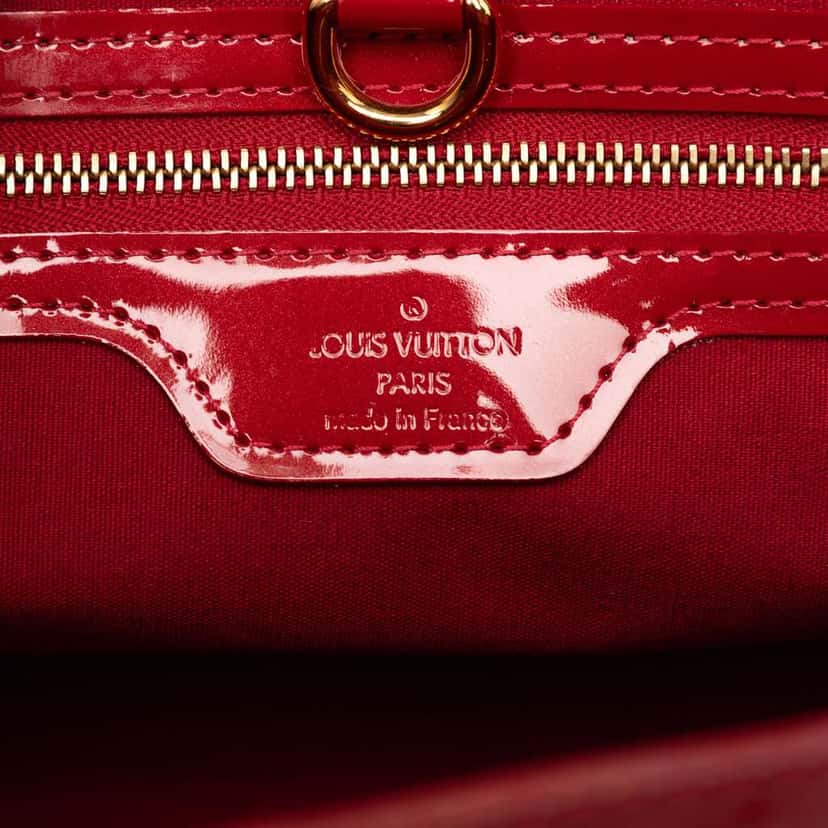 Louis Vuitton Monogram Vernis Wilshire PM Red Leather Good condition - Box View