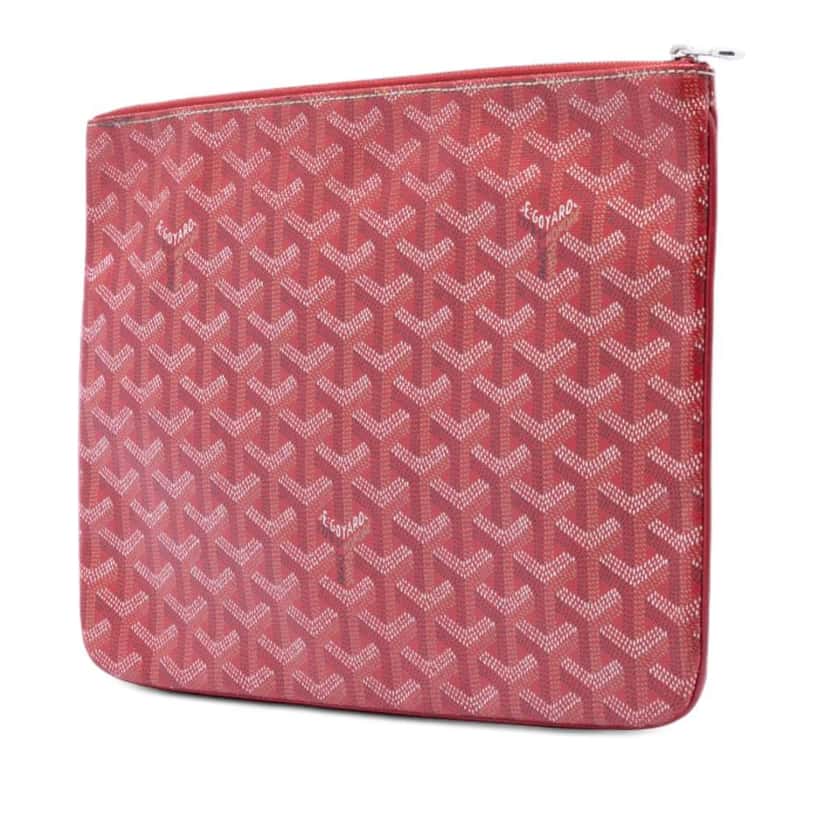 Goyard Goyardine Senat MM Red Canvas Very good condition - Back View