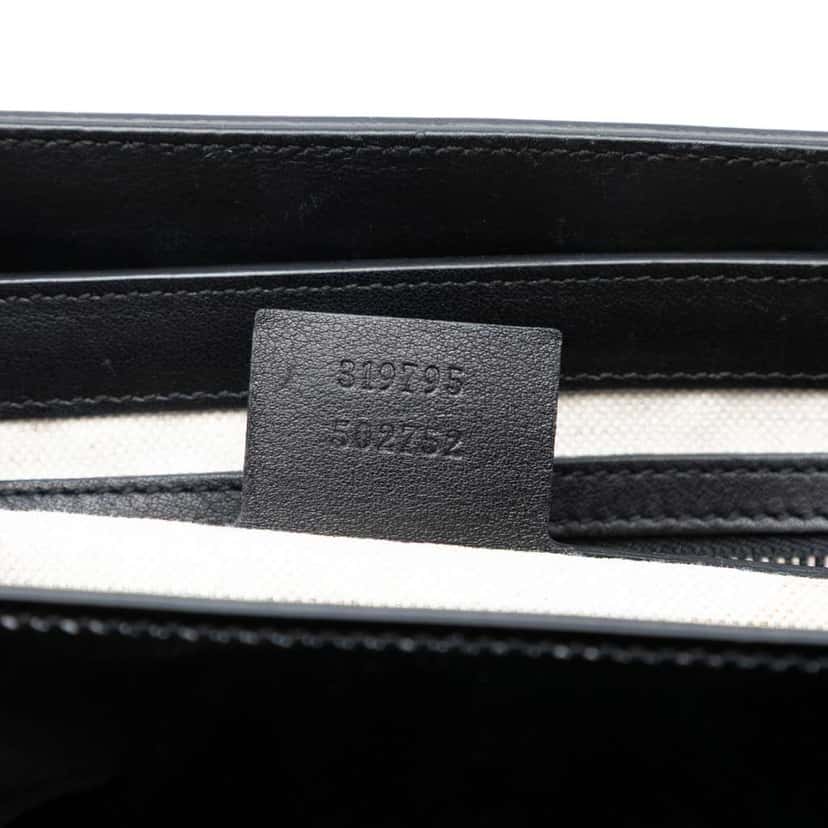 Gucci Patent Bright Bit Satchel Black Leather Good condition - Box View