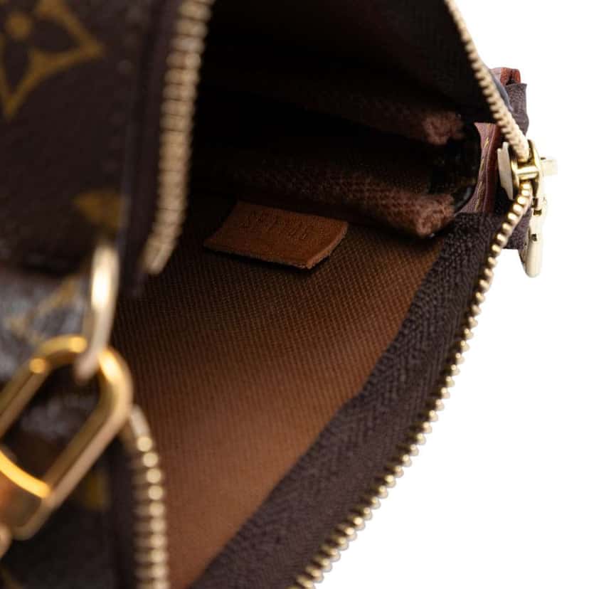 Louis Vuitton Monogram Mini Pochette Accessoires Brown Very good condition - Box View