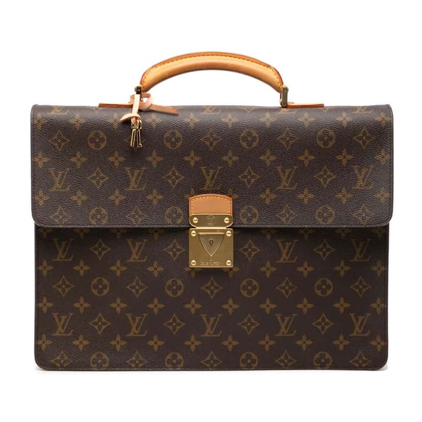 Louis Vuitton Monogram Serviette Conseiller Brown Good condition - Front View