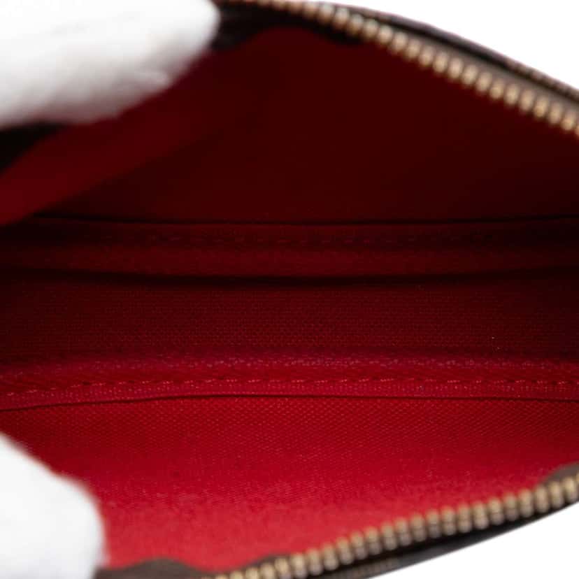 Louis Vuitton Damier Ebene Mini Pochette Accessoires Brown Very good condition - Model View