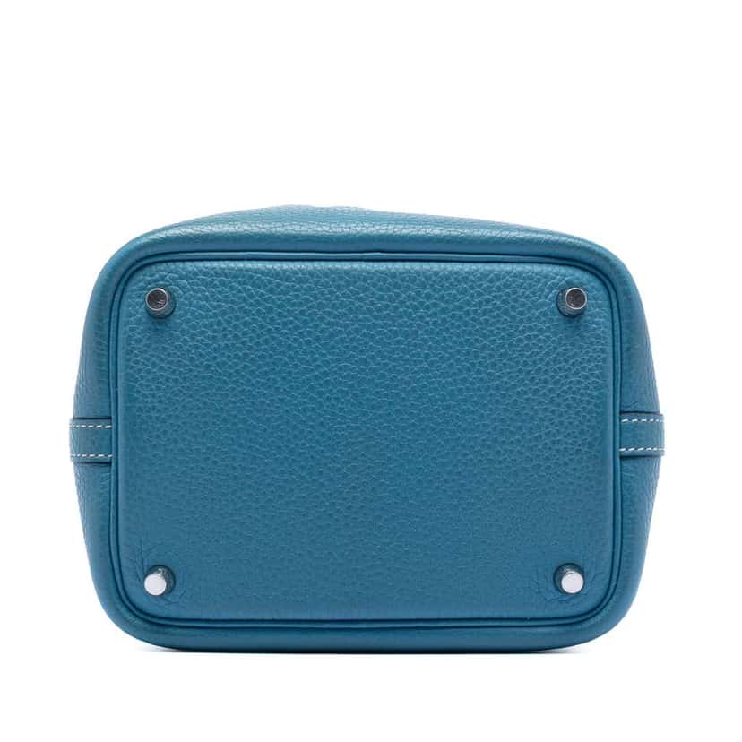 Hermès Clemence Picotin Lock 18 Blue Leather Very good condition - Inside View