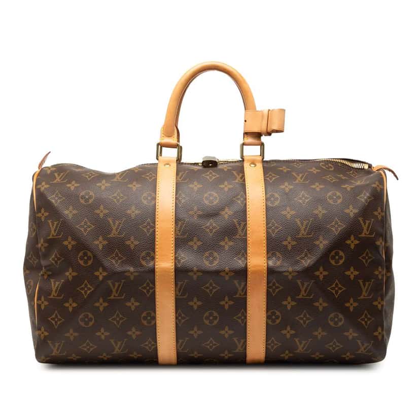 Louis Vuitton Monogram Keepall 45 Brown Good condition - Front View