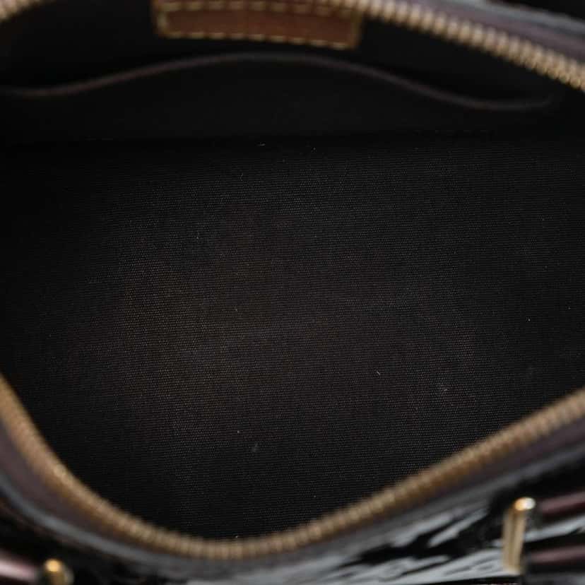 Louis Vuitton Monogram Vernis Alma BB Purple Leather Very good condition - Model View