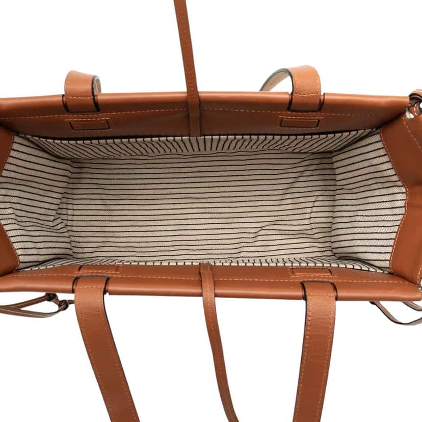 Loewe Small Canvas Cushion Tote Brown Canvas Very good condition - Model View