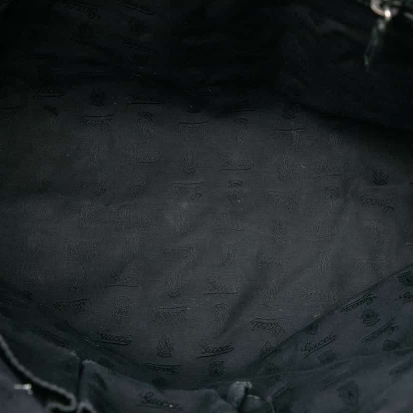 Gucci GG Imprime Tote Black Canvas Good condition - Model View