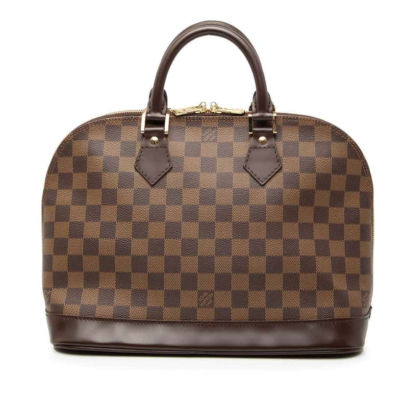 Louis Vuitton Damier Ebene Alma PM Brown Very good condition - Front View