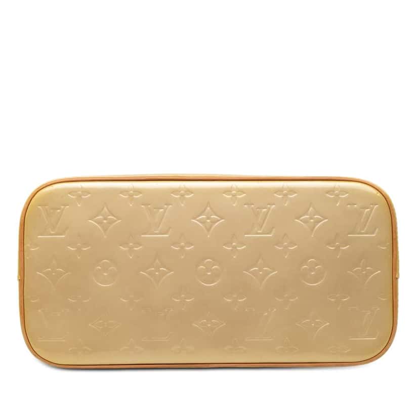 Louis Vuitton Monogram Vernis Houston Yellow Leather Very good condition - Inside View