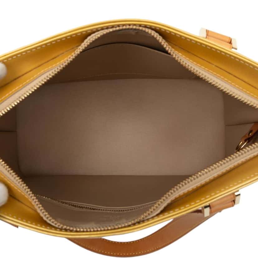 Louis Vuitton Monogram Vernis Houston Yellow Leather Very good condition - Model View