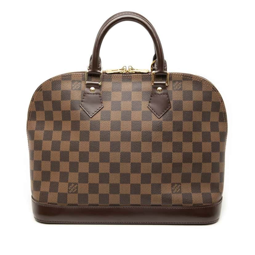 Louis Vuitton Damier Ebene Alma PM Brown Good condition - Front View
