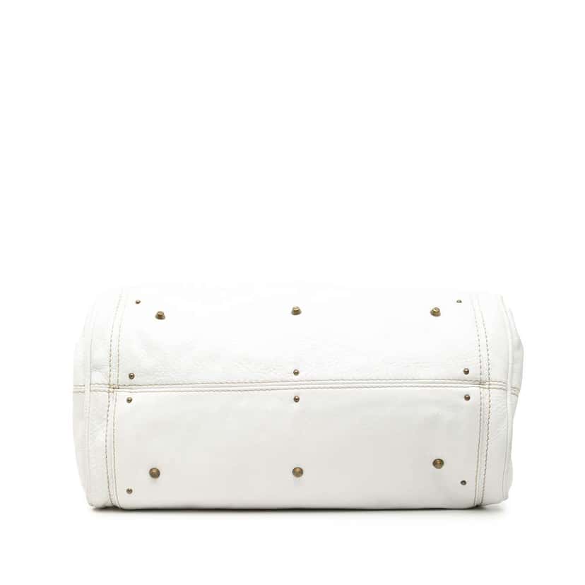 Chloé Leather Paddington Handbag White Leather Good condition - Inside View