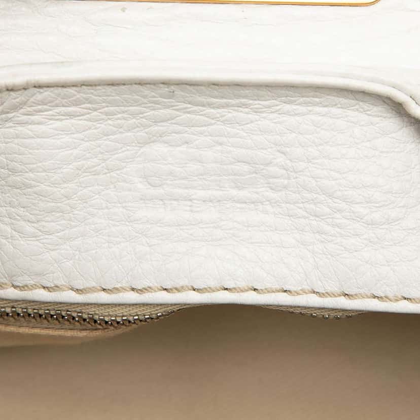 Chloé Leather Paddington Handbag White Leather Good condition - Box View