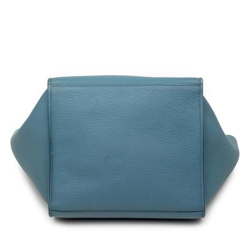 Celine Small Grained Calfskin Big Bag Blue Leather Very good condition - Inside View