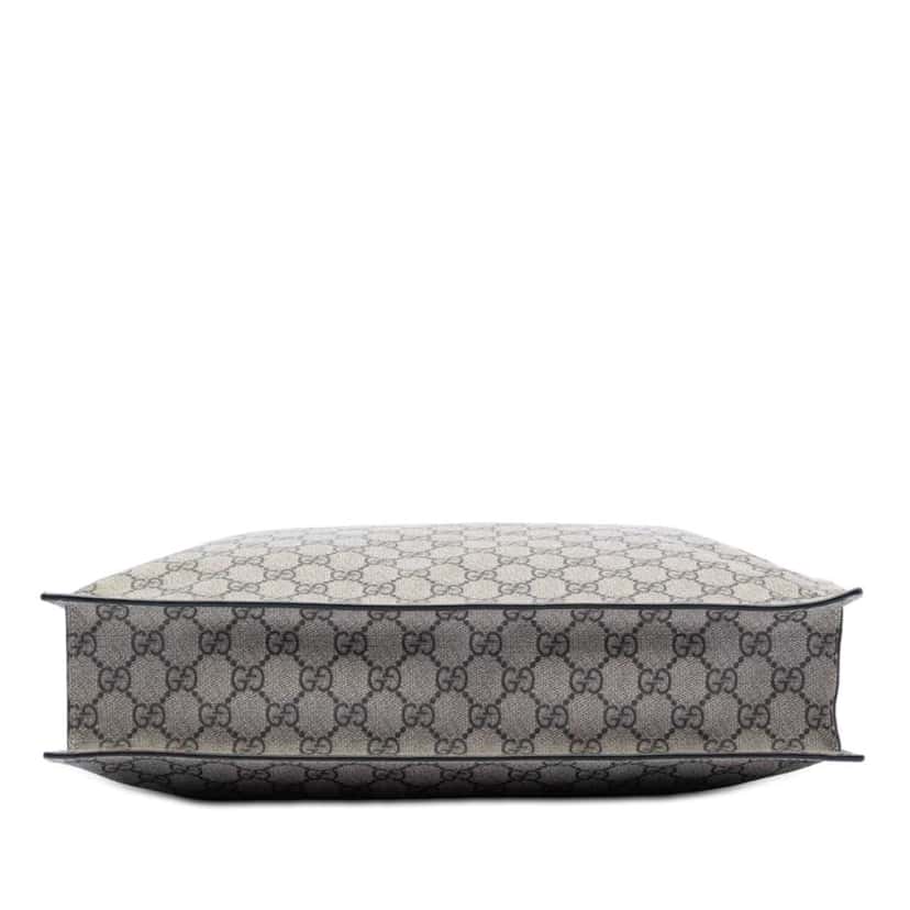 Gucci GG Supreme Web Vertical Satchel Brown Canvas Good condition - Inside View