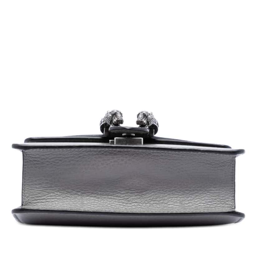 Gucci Small Leather Dionysus Crossbody Grey Leather Good condition - Inside View