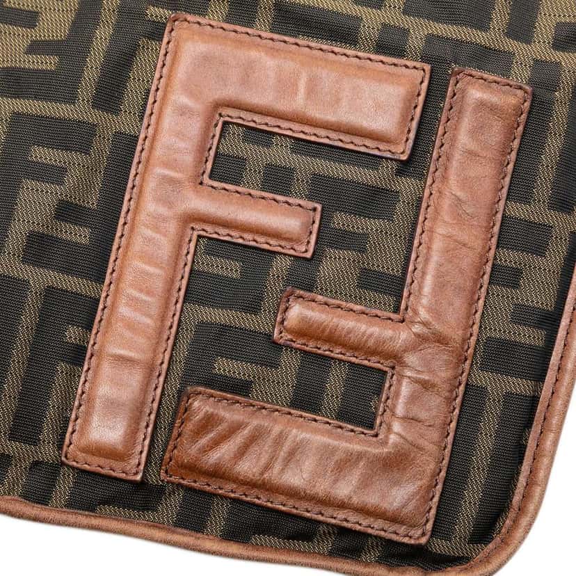 Fendi Zucca Canvas Crossbody Brown Canvas Very good condition - Box View