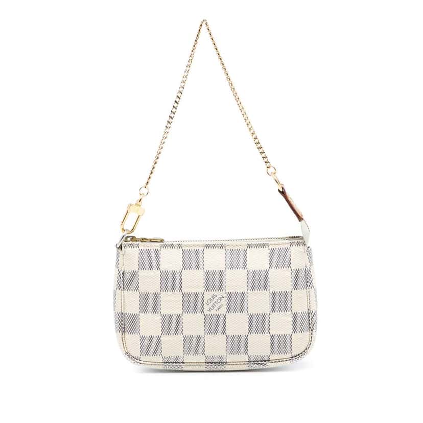 Louis Vuitton Damier Azur Mini Pochette Accessoires White Very good condition - Front View