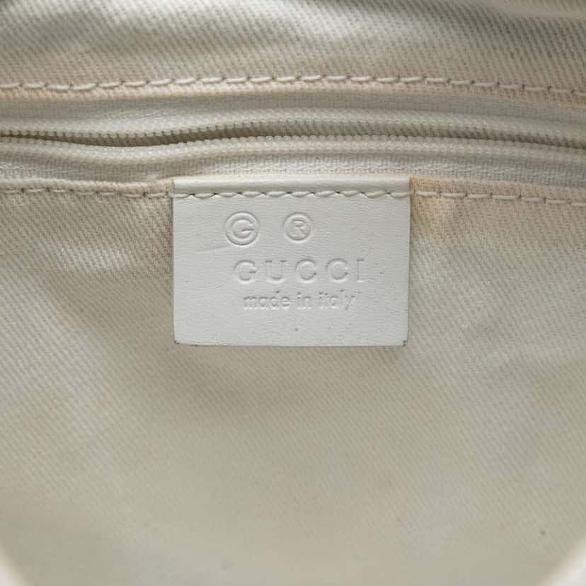 Gucci GG Supreme Pop Handbag White Canvas Very good condition - Box View