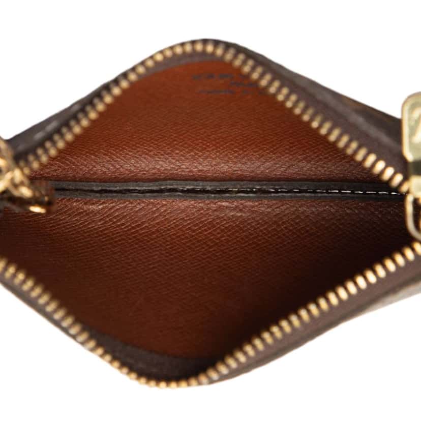 Louis Vuitton Monogram Pochette Cles Brown Good condition - Model View