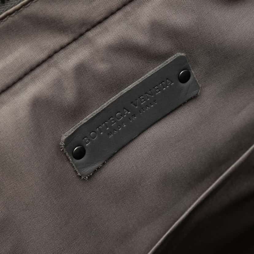 Bottega Veneta Nappa Intrecciato Business Bag Grey Leather Good condition - Box View