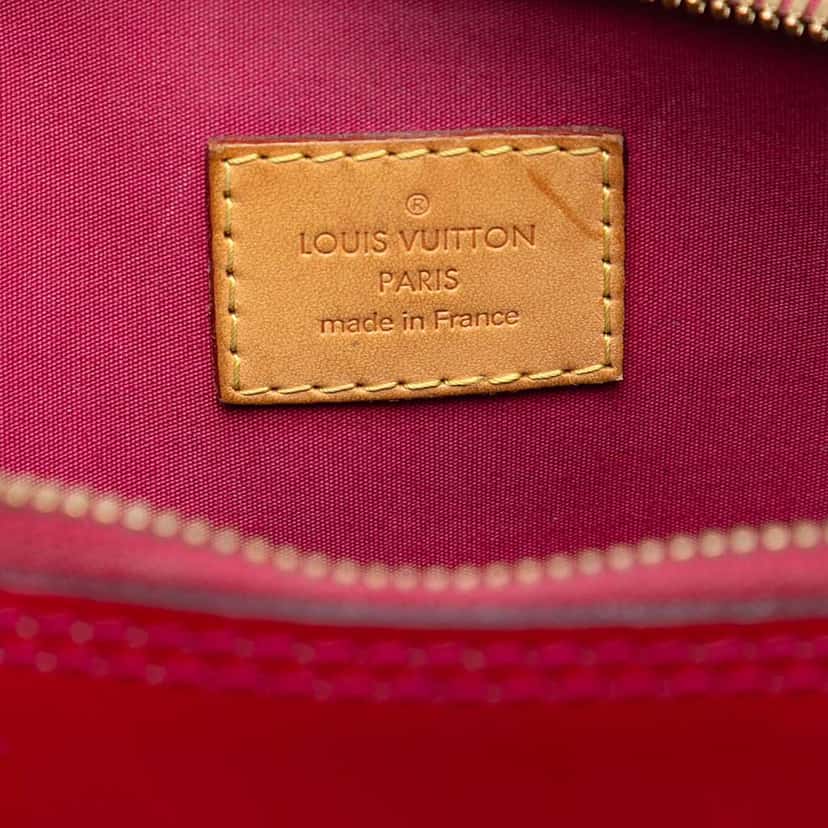 Louis Vuitton Monogram Vernis Alma PM Pink Leather Good condition - Box View