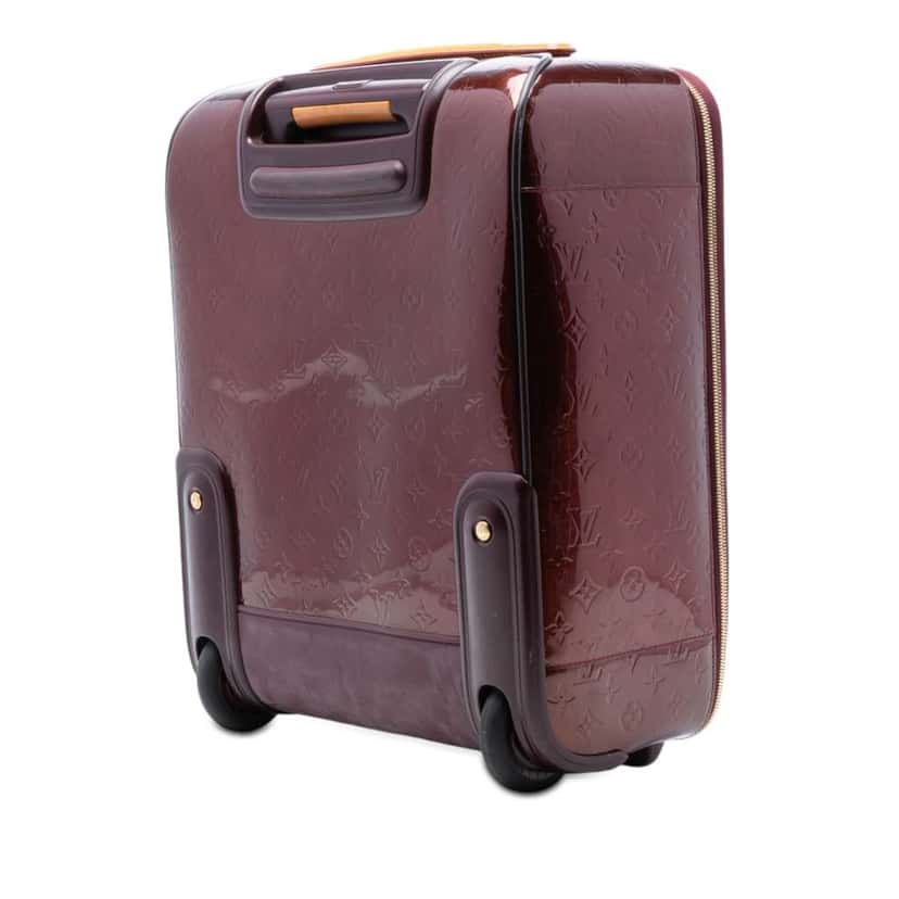 Louis Vuitton Monogram Vernis Pegase 45 Red Leather Very good condition - Back View