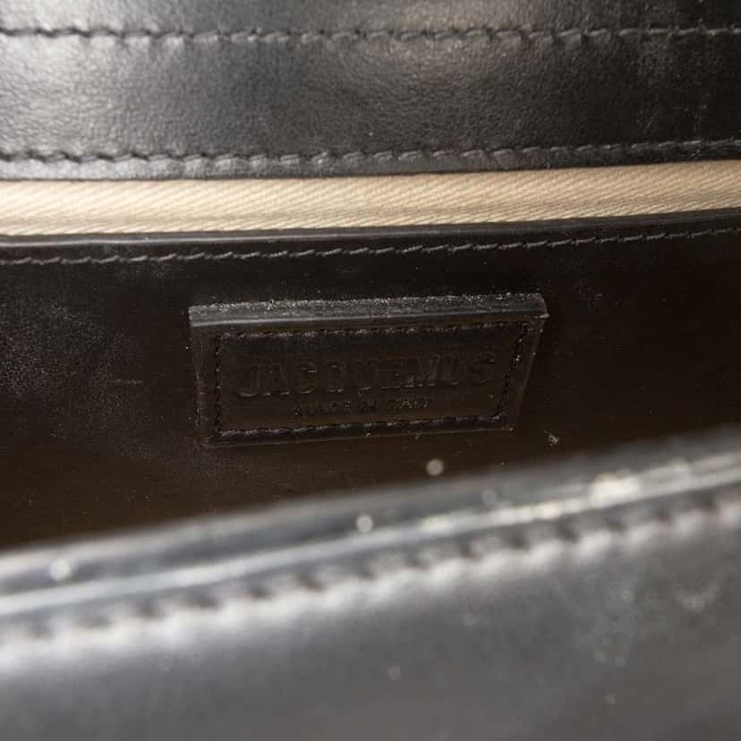 Jacquemus Calfskin Le Grand Bambino Black Leather Good condition - Box View