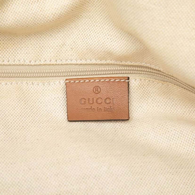 Gucci GG Denim Sukey Satchel Blue Denim Good condition - Box View
