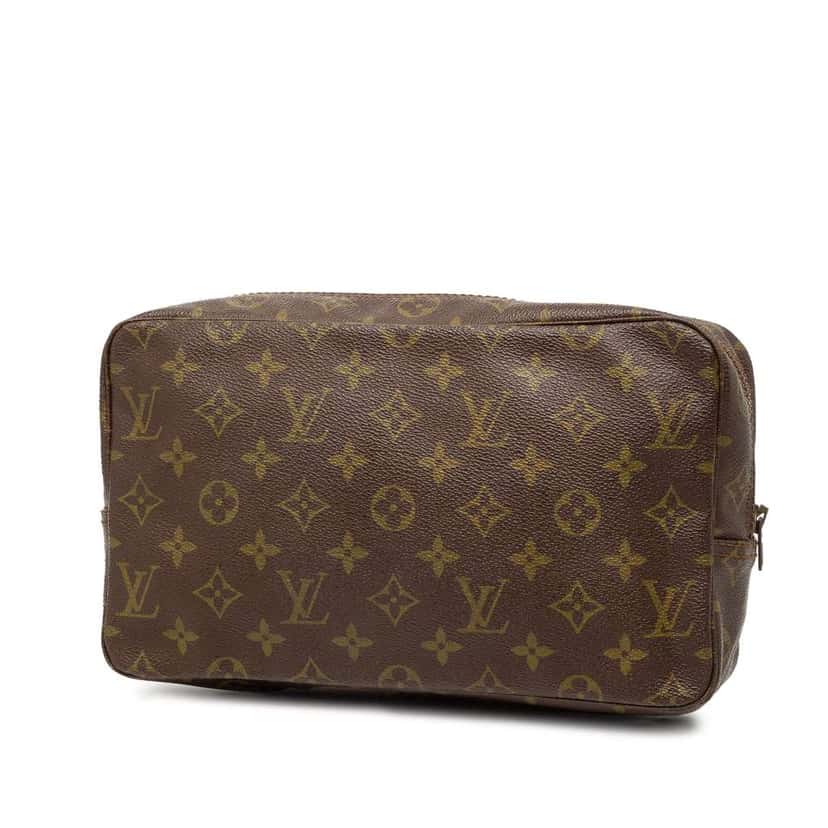 Louis Vuitton Monogram Trousse Toilette 28 Brown Good condition - Back View