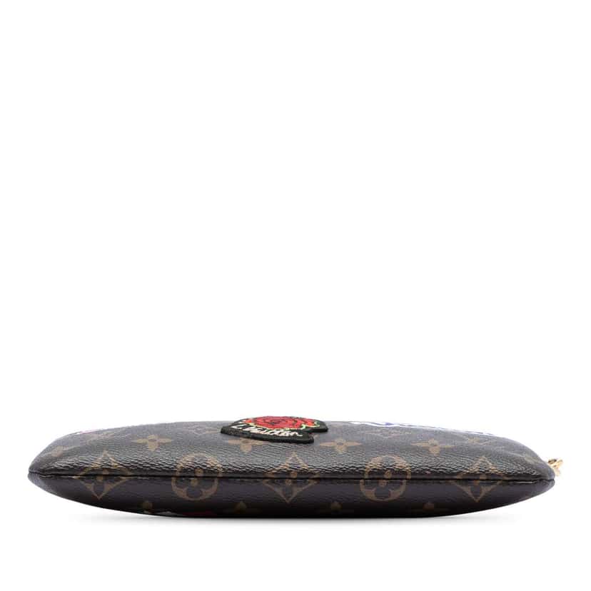 Louis Vuitton Monogram Patches City Pouch Brown Good condition - Inside View
